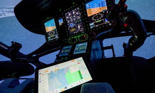 NCCH FFS Cockpit with Tablet